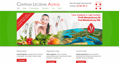 Desktop Screenshot of centrum-alergii.pl